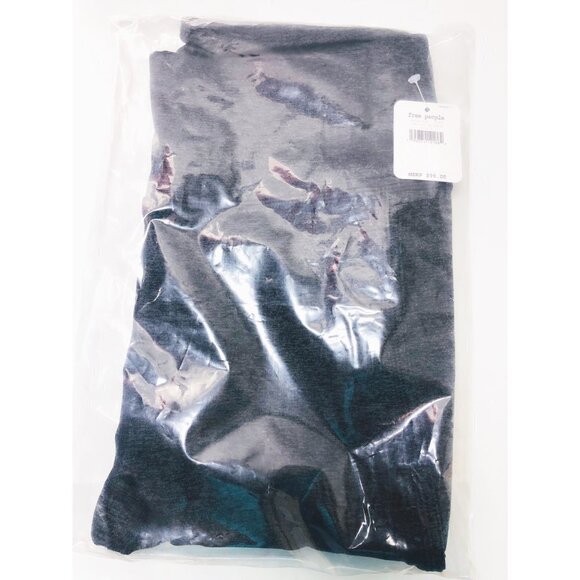 Free People Movement Womens Gray High Rise Cutout Cropped Leggings Sz L New - Picture 6 of 11